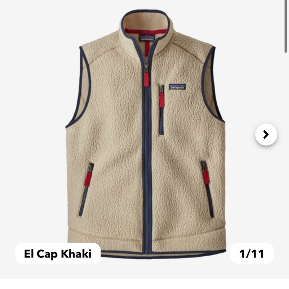 Men’s Retro Patagonia Fleece Vest